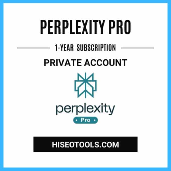Perplexity.ai Pro Subscription | 1-year | Private account