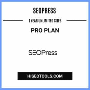 SEOPress Pro - Unlimited Site | 1 Year