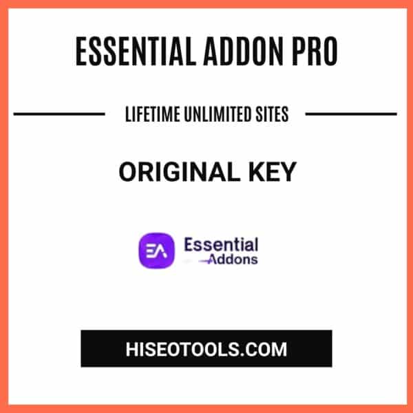 Essential Addon Pro for Elementor - Unlimited Site Lifetime