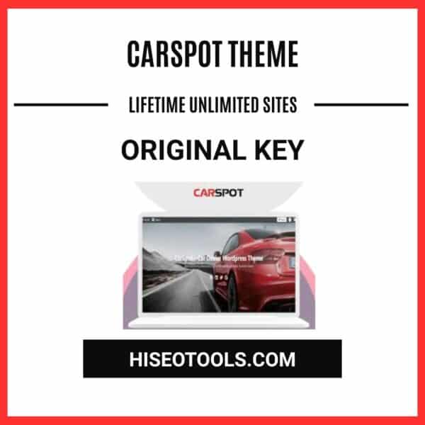Carspot theme with key - Unlimited site lifetime