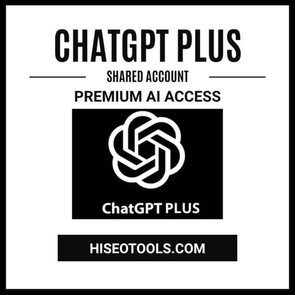 ChatGPT Plus Shared Account – Premium AI Access at Just $3.5/Month or $29/Year