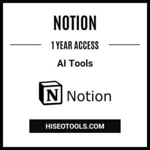 Notion - 1 year