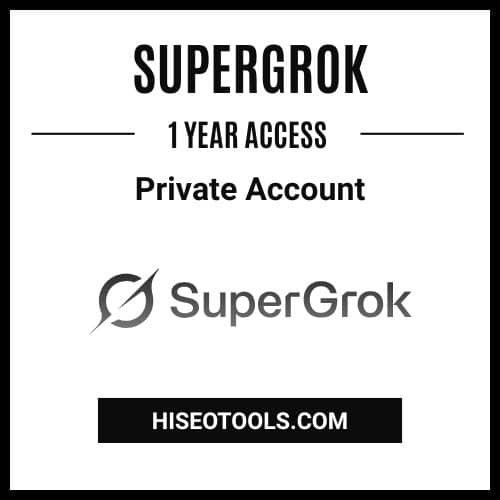 SuperGrok 1 Year Private Account (Global)