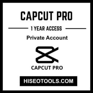 CapCut Pro 1 Year Subscription