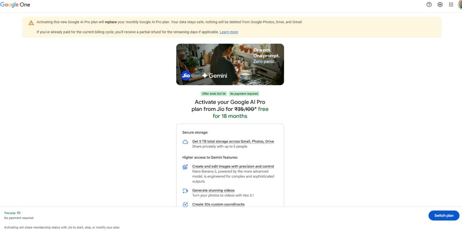 Google One AI Premium 18-Month Subscription | Official Activation | Gemini Advanced | 5TB Storage 2 Google One AI Premium 18-Month Subscription | Official Activation | Gemini Advanced | 5TB Storage