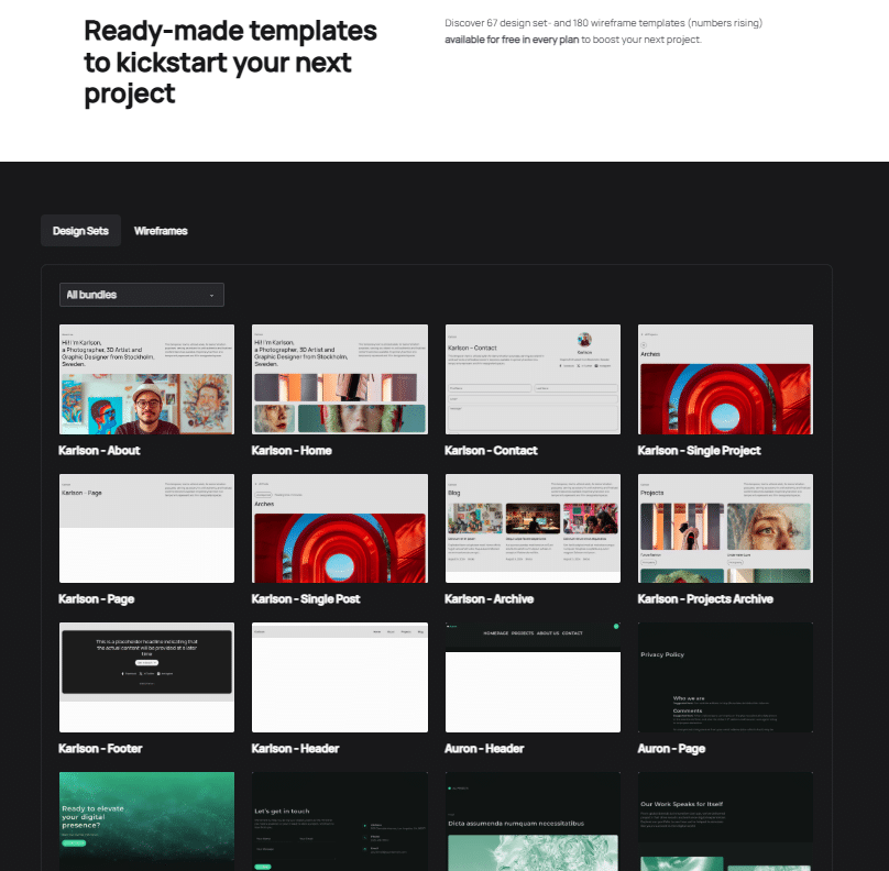 Ultimate Bricks Builder - Unlimited Sites Lifetime Access 2 Bricks Builder templates