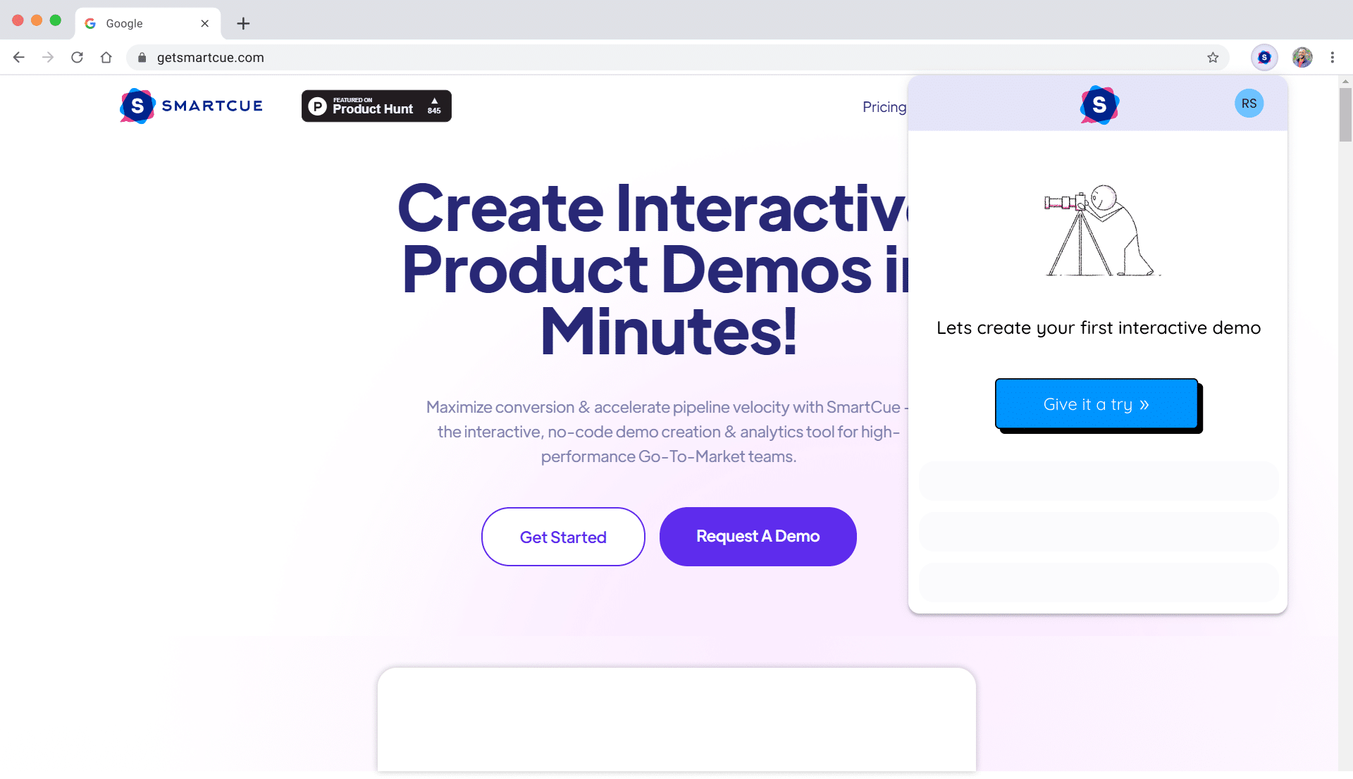 Smartcue - Interactive Product Demo Software 