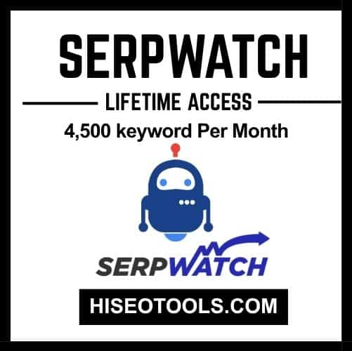 Ultimate SerpWatch Lifetime Deal - Advanced SEO Rank Tracker 1 SerpWatch Lifetime Deal