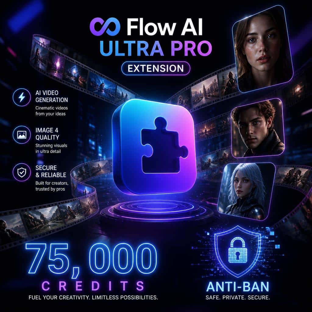 Flow AI Ultra Pro - 75,000 Prepaid AI Credits 1 Flow AI Ultra Pro Extension